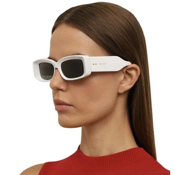 NEW Gucci Sunglasses GG1528S 004 Light Blue Gray Women Authentic - Picture 2 of 12